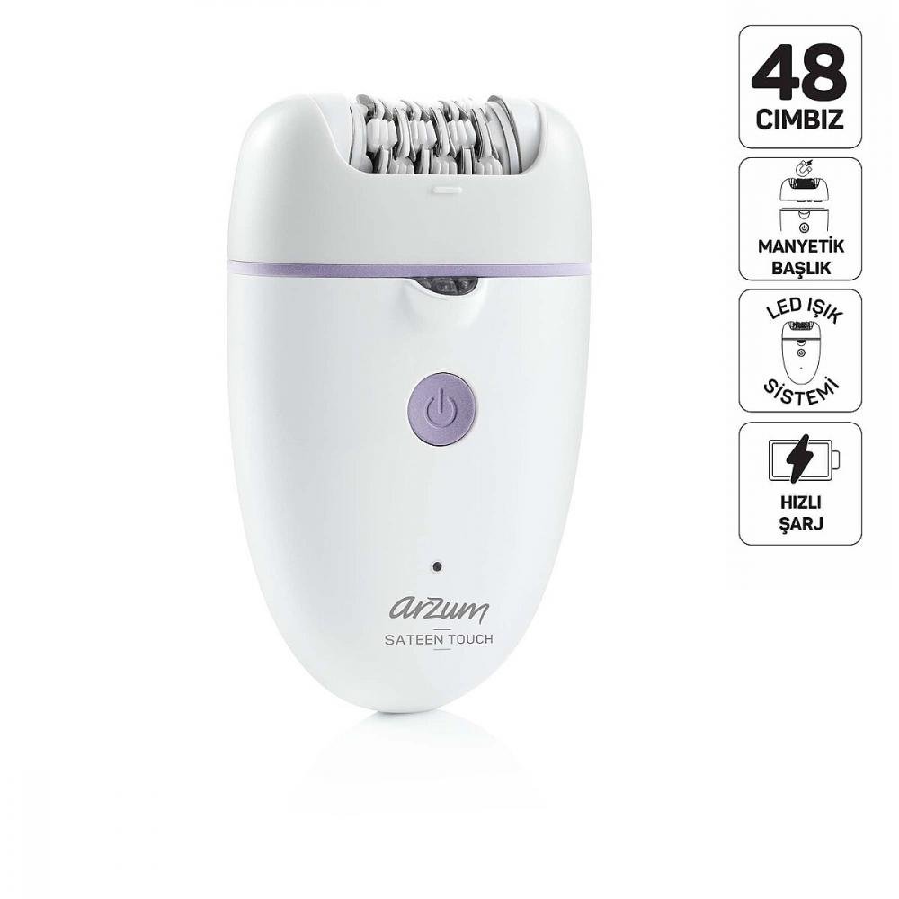 Arzum AR5173-0200 Sateen Touch Şarjlı Epilasyon Cihazı - 1,375.00