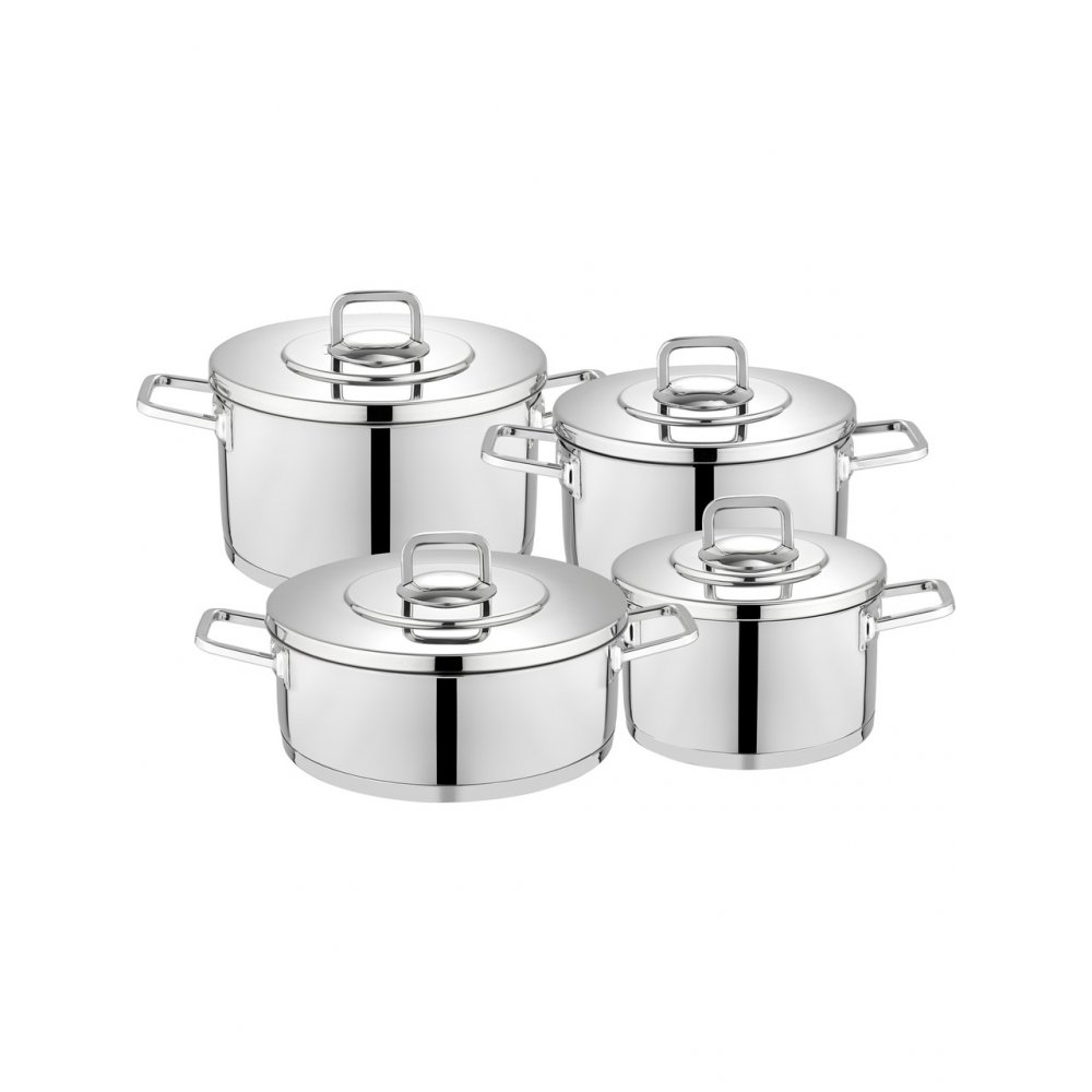 Schafer New Prime 8 Parça Çelik Tencere Seti Inox 5 165 83 TL KDV 