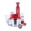 Stilevs Mago Pro 1500W El Blender Seti - Kırmızı&Siyah